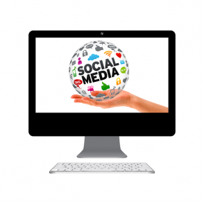 Social media globe